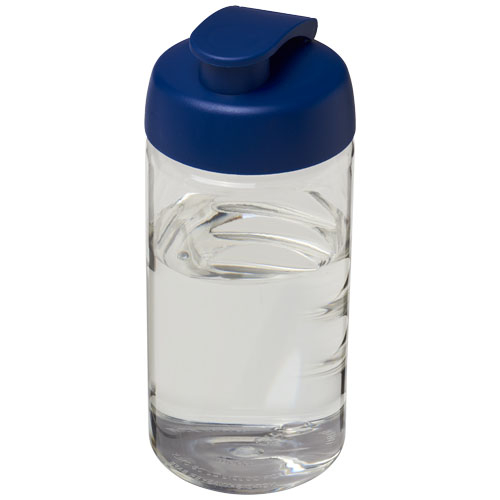 Bouteille de sport 500ml personnalisable H2O Active® Translucide et Bleu